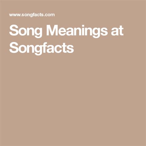 songfact|songfacts lyrics.